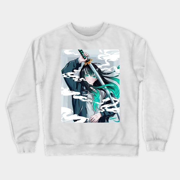 Mist Pillar Crewneck Sweatshirt by svenpham